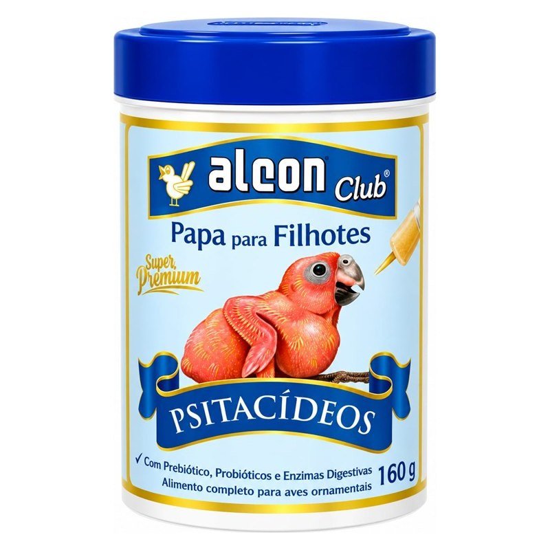 ALCON CLUB PAPA PARA FILHOTES PSITACÍDEOS 160G