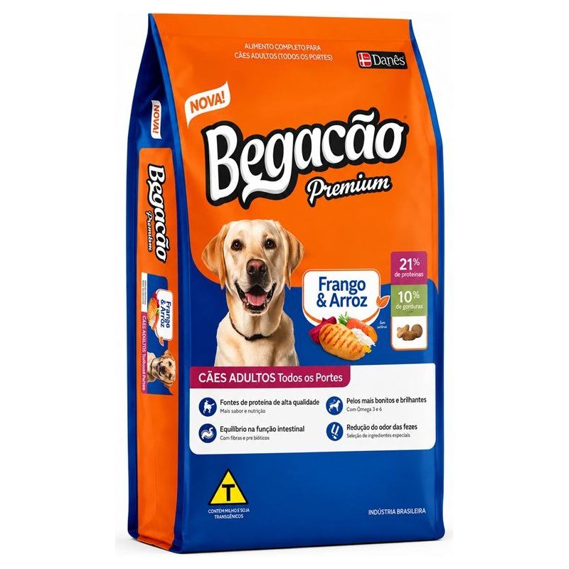 BEGACÃO FRANGO E ARROZ 25KG