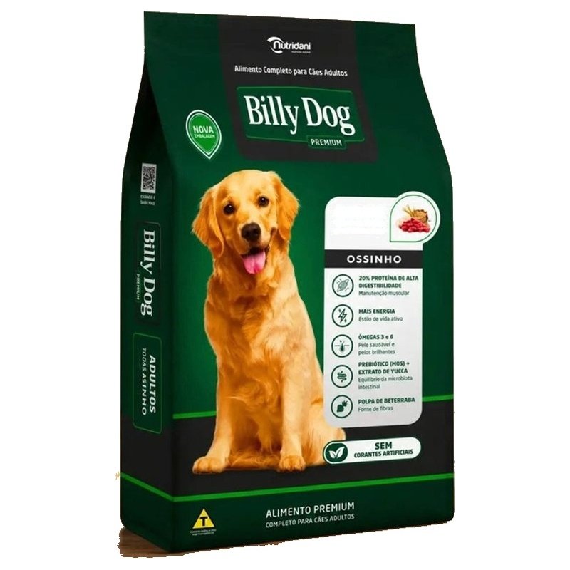BILLY DOG CARNE OSSINHOS 7KG