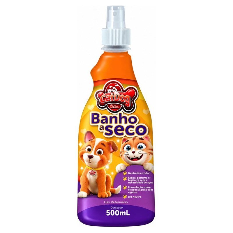 CATDOG & CIA. BANHO A SECO 500ML