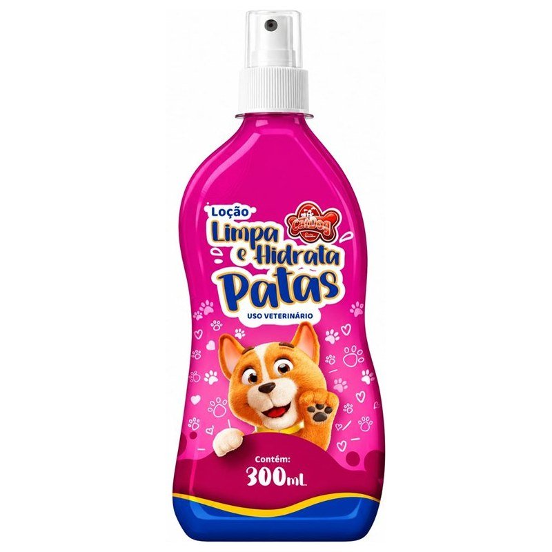 CATDOG & CIA. LO&Ccedil;&Atilde;O LIMPA E HIDRATA PATAS 300ML