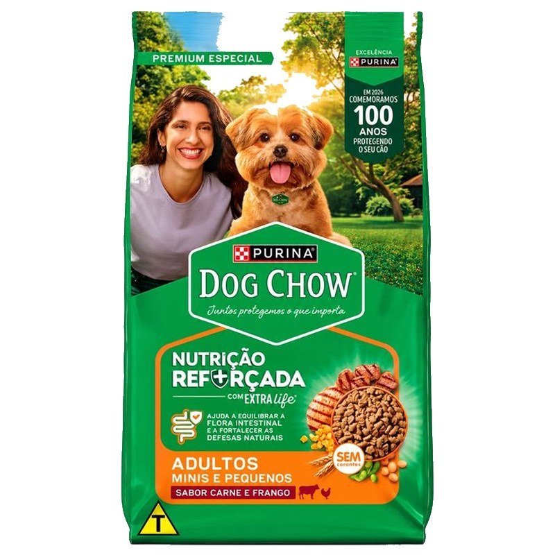 DOG CHOW NUTRIÇÃO REFORÇADA MINIS E PEQUENOS 15KG