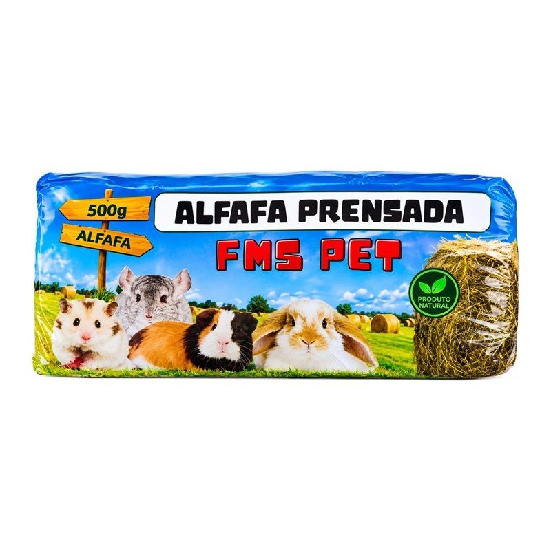 FMS PET ALFAFA PRENSADA 500G
