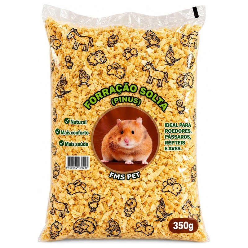 FMS PET FORRAÇÃO SOLTA PINUS 350G