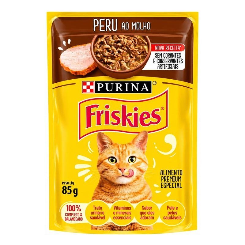 FRISKIES SACH&Ecirc; PERU AO MOLHO 85G