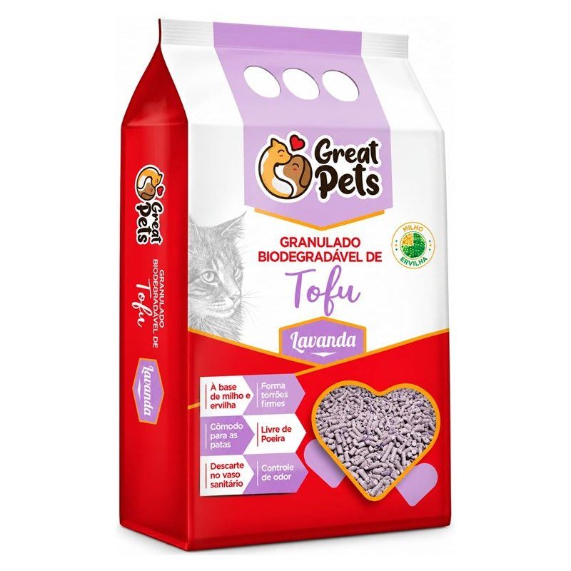 GREAT PETS TOFU LAVANDA 2KG