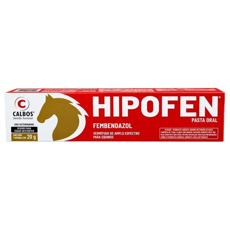 HIPOFEN FENBENDAZOL PASTA ORAL EQUINOS 20G