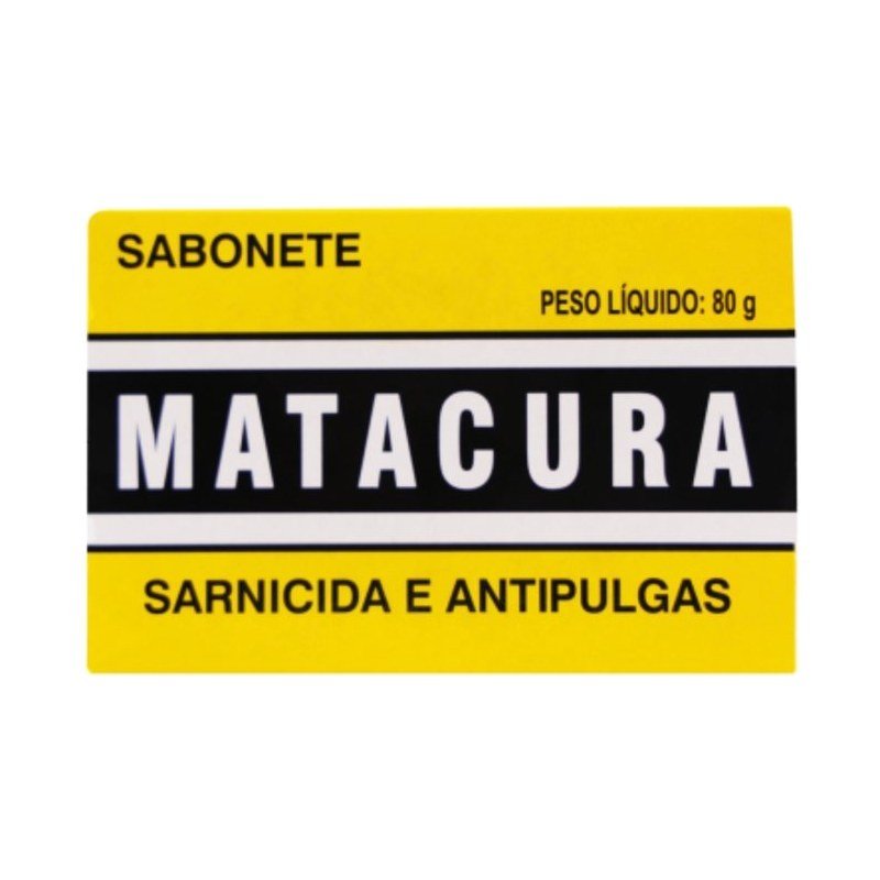 MATACURA SABONETE SARNICIDA E ANTIPULGAS 80G