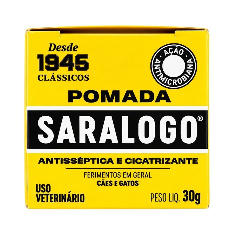 SARALOGO POMADA ANTISS&Eacute;PTICA E CICATRIZANTE 30G