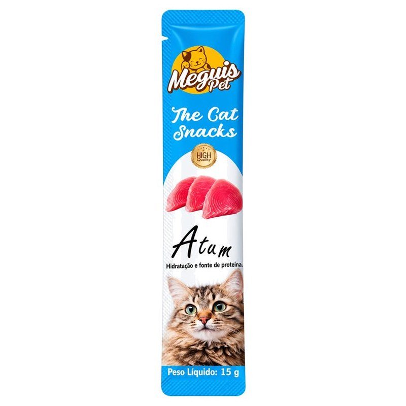 MEGUIS PET THE CAT SNACKS ATUM 15G