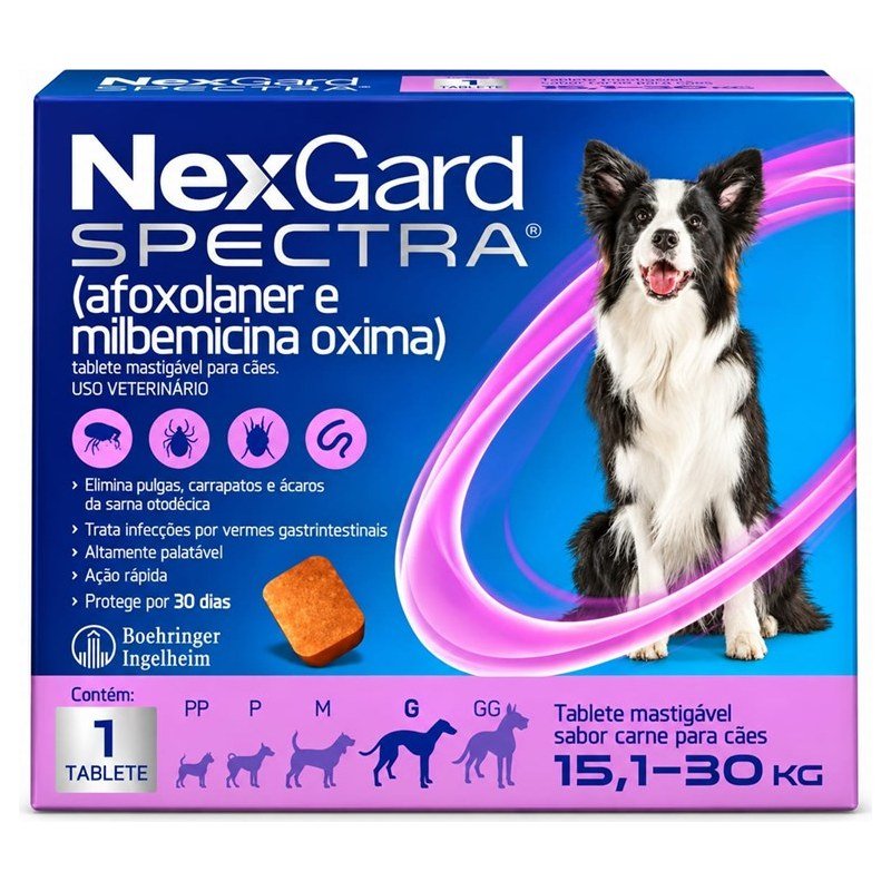 NEXGARD SPECTRA C&Atilde;ES 15,1 A 30KG