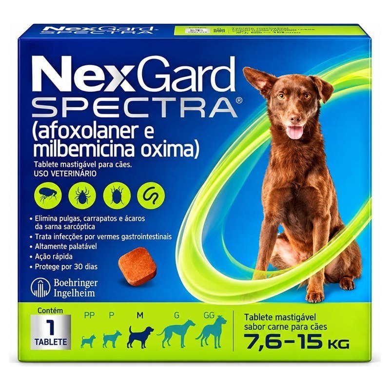 NEXGARD SPECTRA C&Atilde;ES 7,6 A 15KG