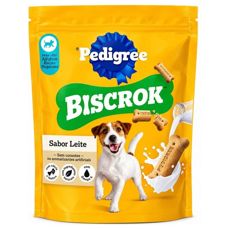 PEDIGREE BISCROK SABOR LEITE RAÇAS PEQUENAS 300G