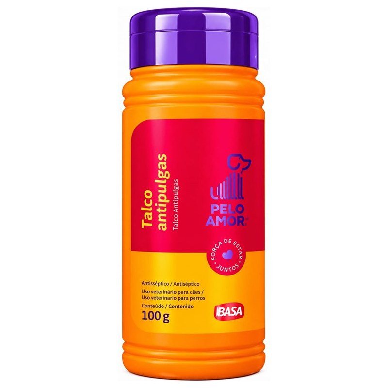 PELO AMOR TALCO ANTIPULGAS ANTISS&Eacute;PTICO 100G