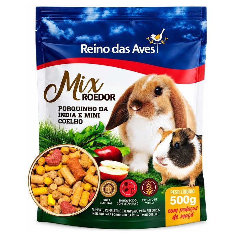 REINO DAS AVES MIX RODERO 500G