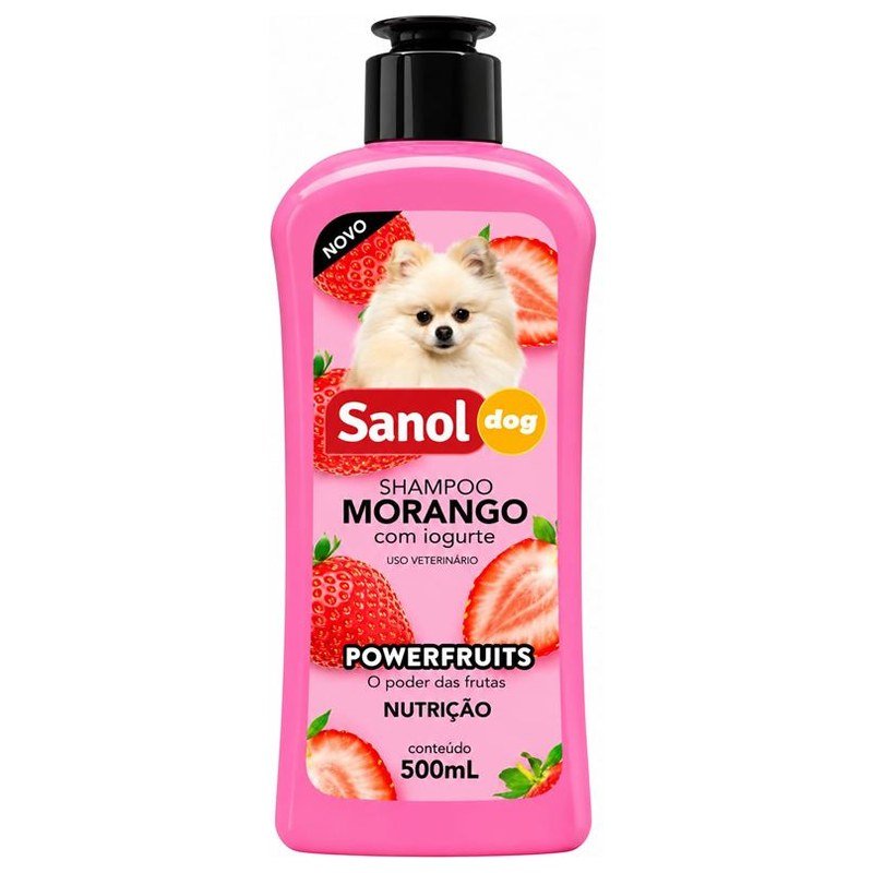 SANOL SHAMPOO MORANGO COM IOGURTE 500ML