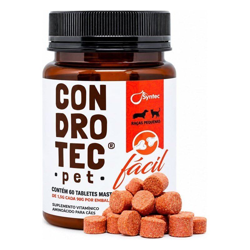 SYNTEC CONDROTEC PET F&Aacute;CIL RA&Ccedil;AS PEQUENAS 60 TABS