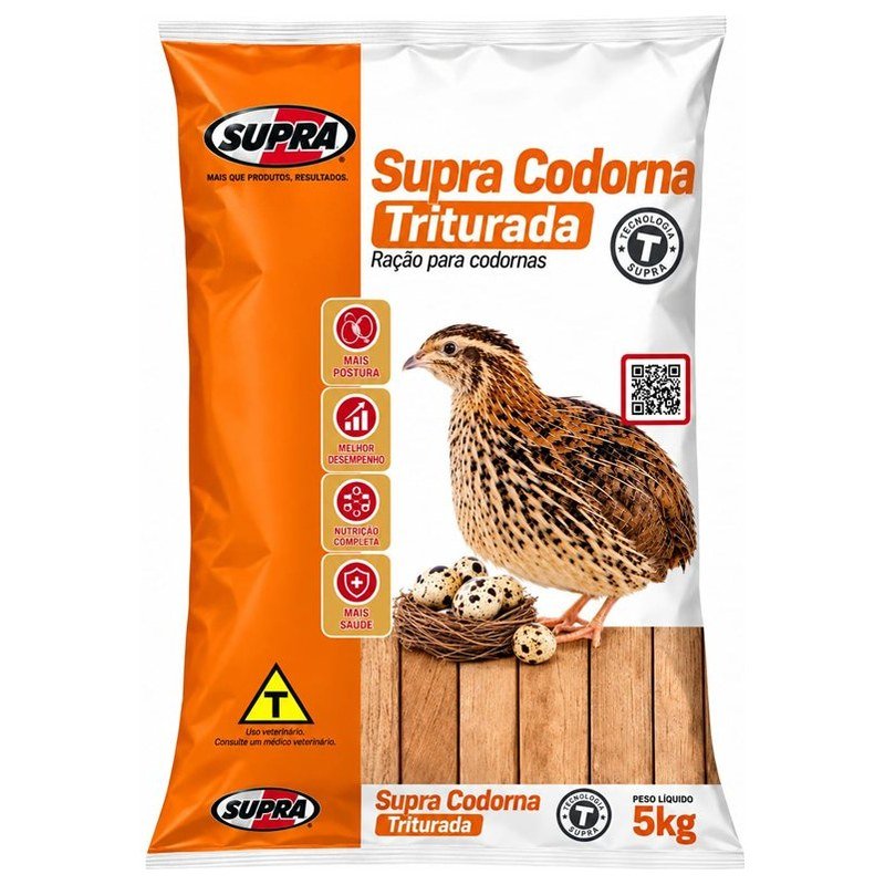 SUPRA CODORNA TRITURADA 5KG
