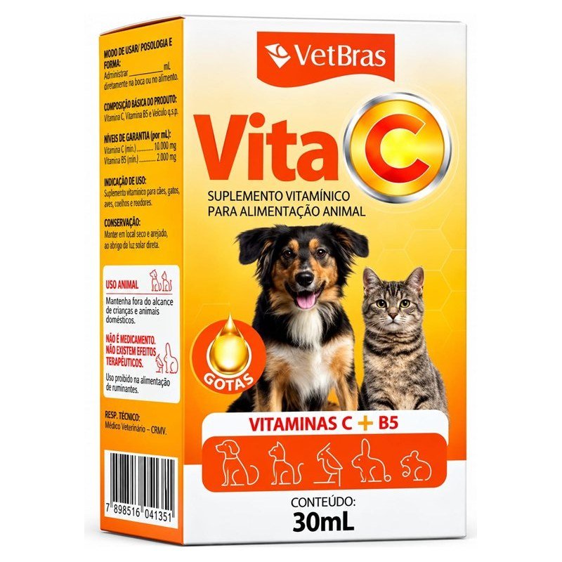 VITA C VETBRAS GOTAS 30ML